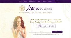 Desktop Screenshot of mariagolding.com